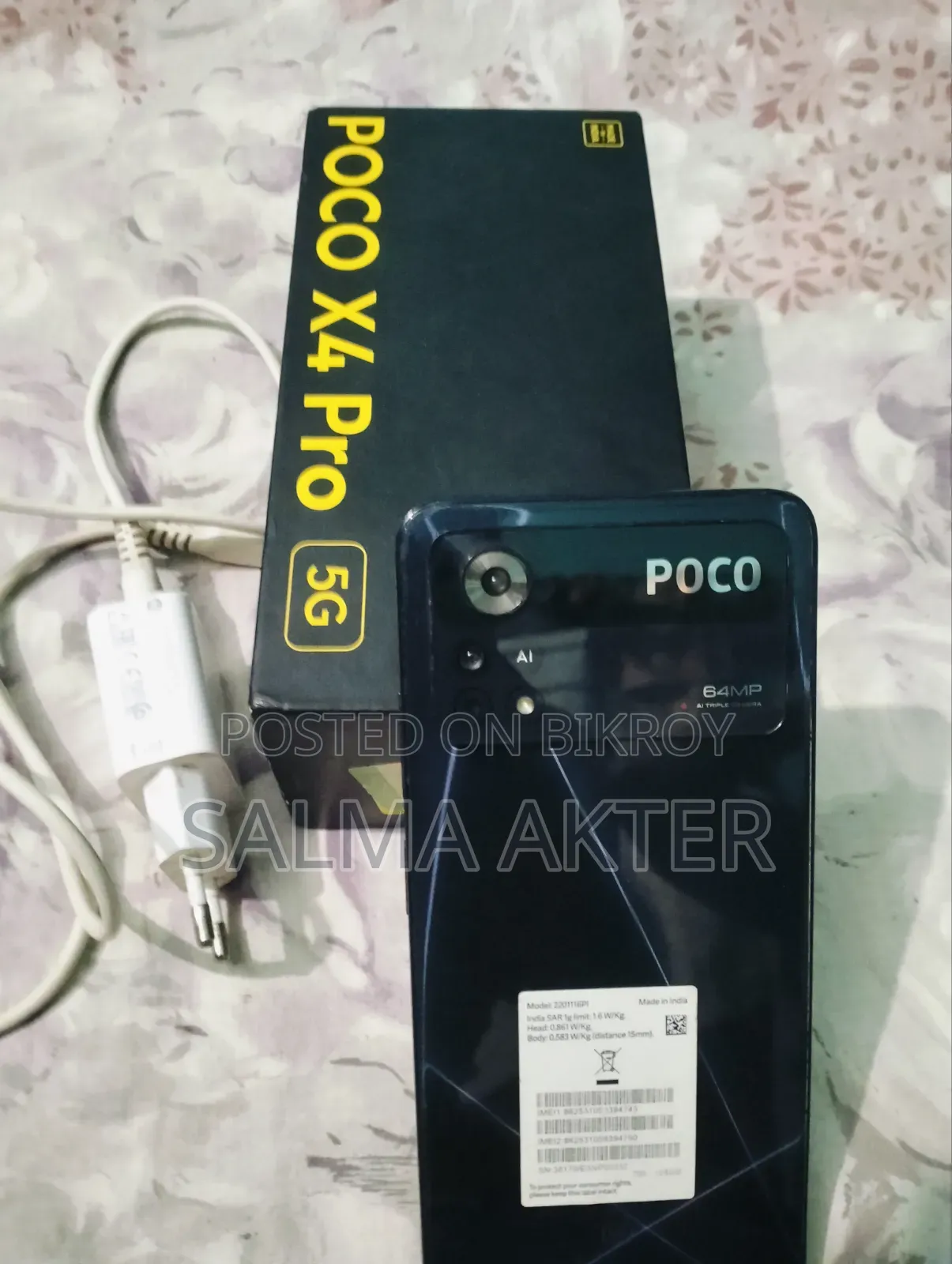 Xiaomi Poco X4 Pro 5G 128 GB Black