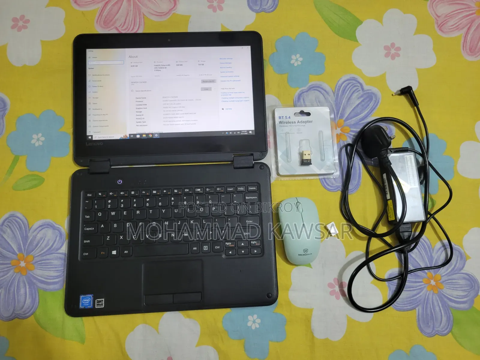 Laptop Lenovo 4GB SSD 128GB