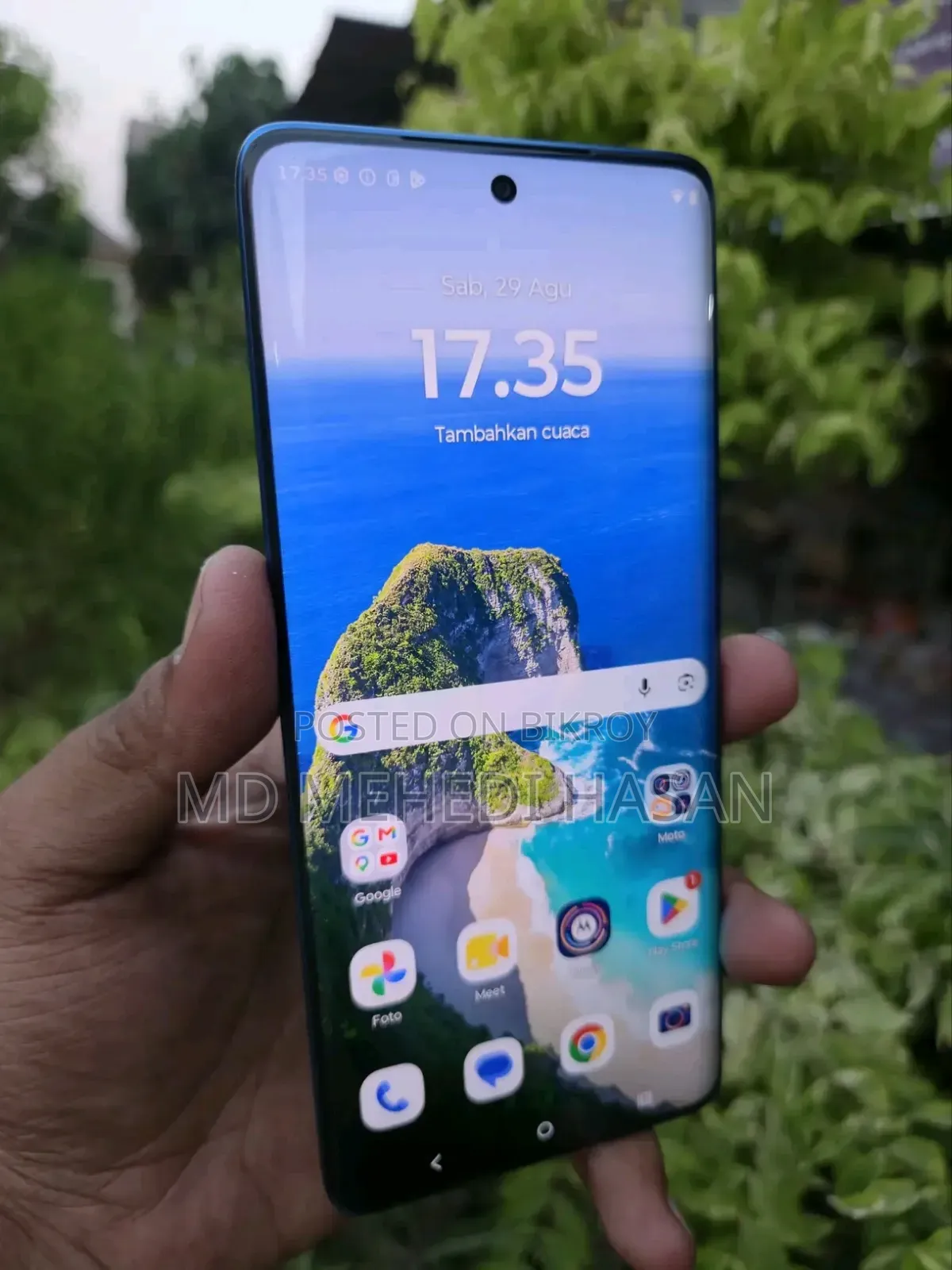 মোটোরোলা এজ ৬০ ফিউশন ২৫৬ জিবি ব্লু