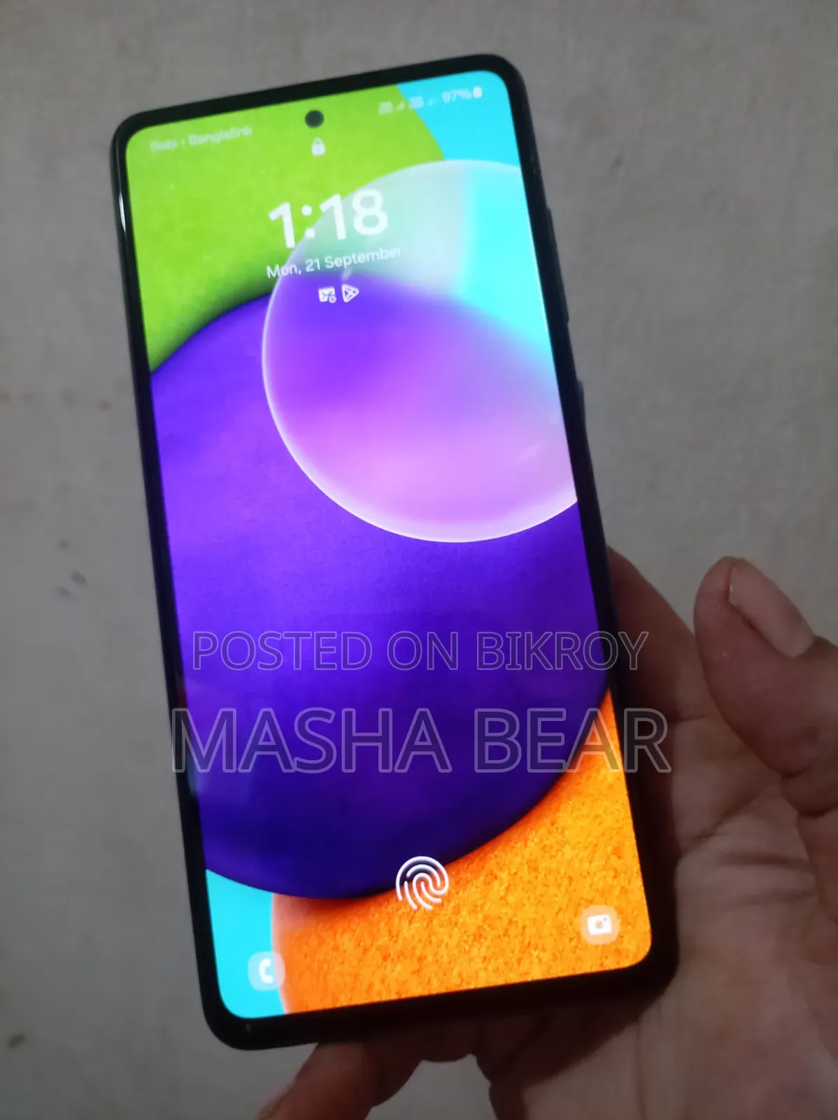 স্যামসাং গ্যালাক্সি এ৫২ ১২৮ জিবি নীল