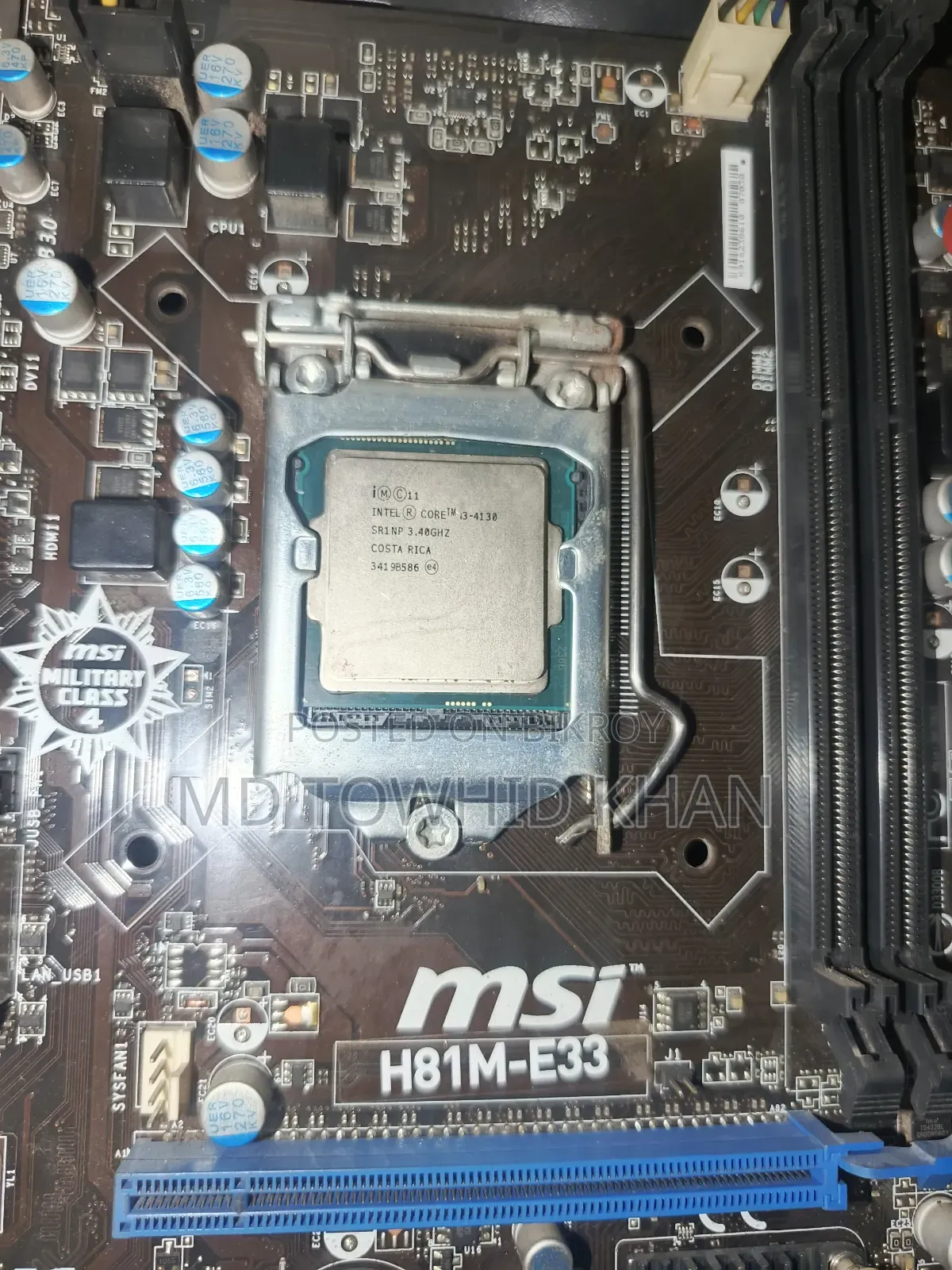 SSD, RAM, Motherboard, Processor