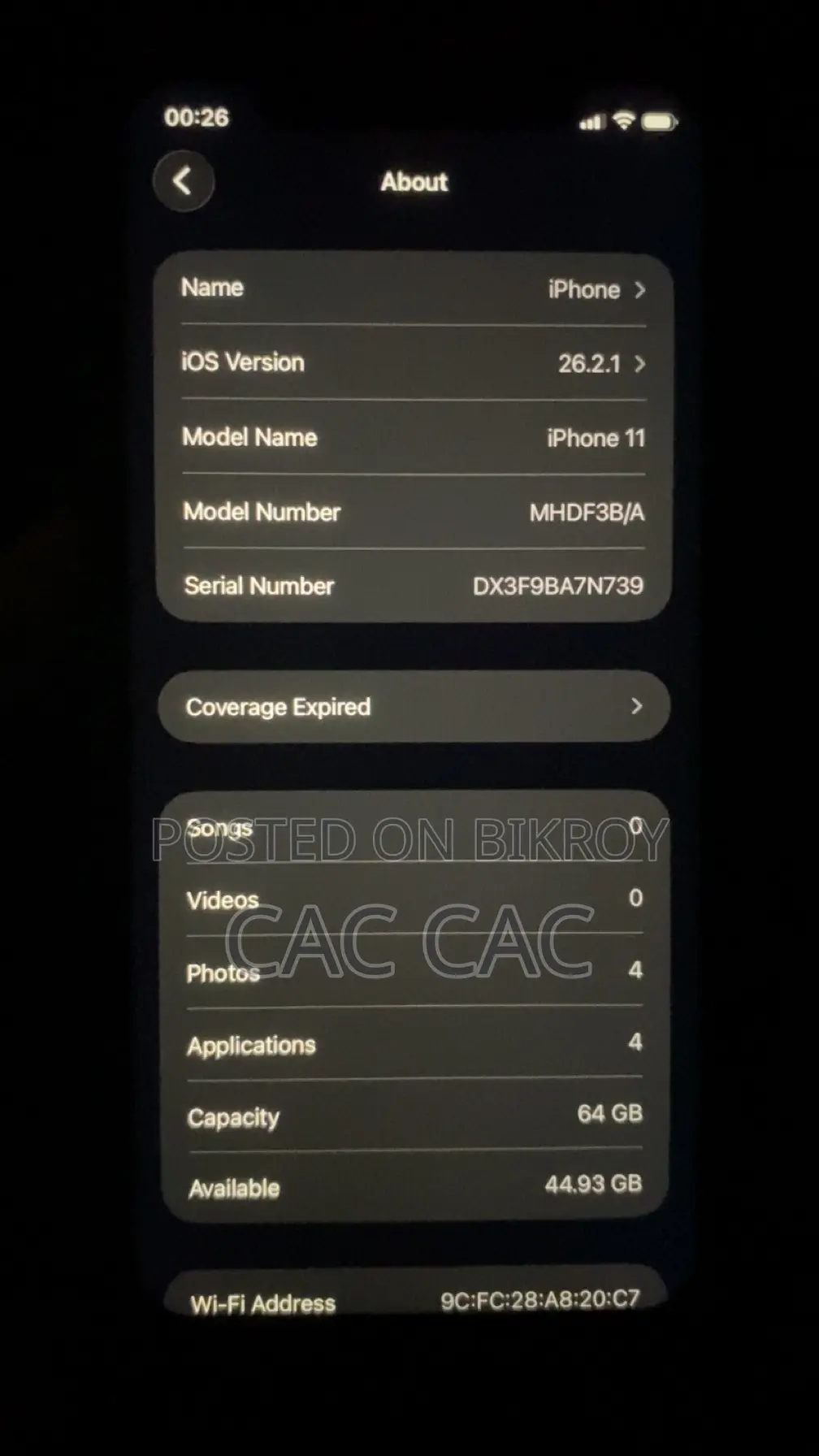 Apple iPhone 11 64 GB Purple