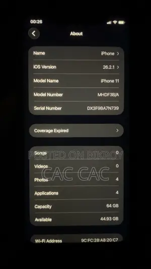 Apple iPhone 11 64 GB Purple