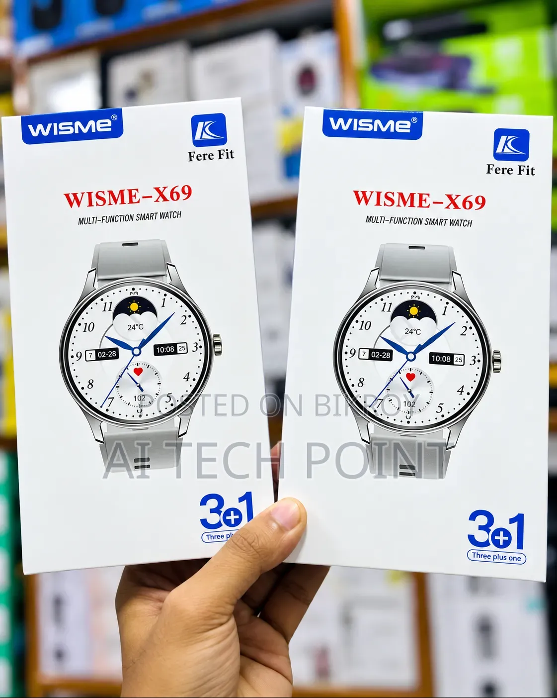 WISME X69 Smart Watch - 3+1 Strap Edition