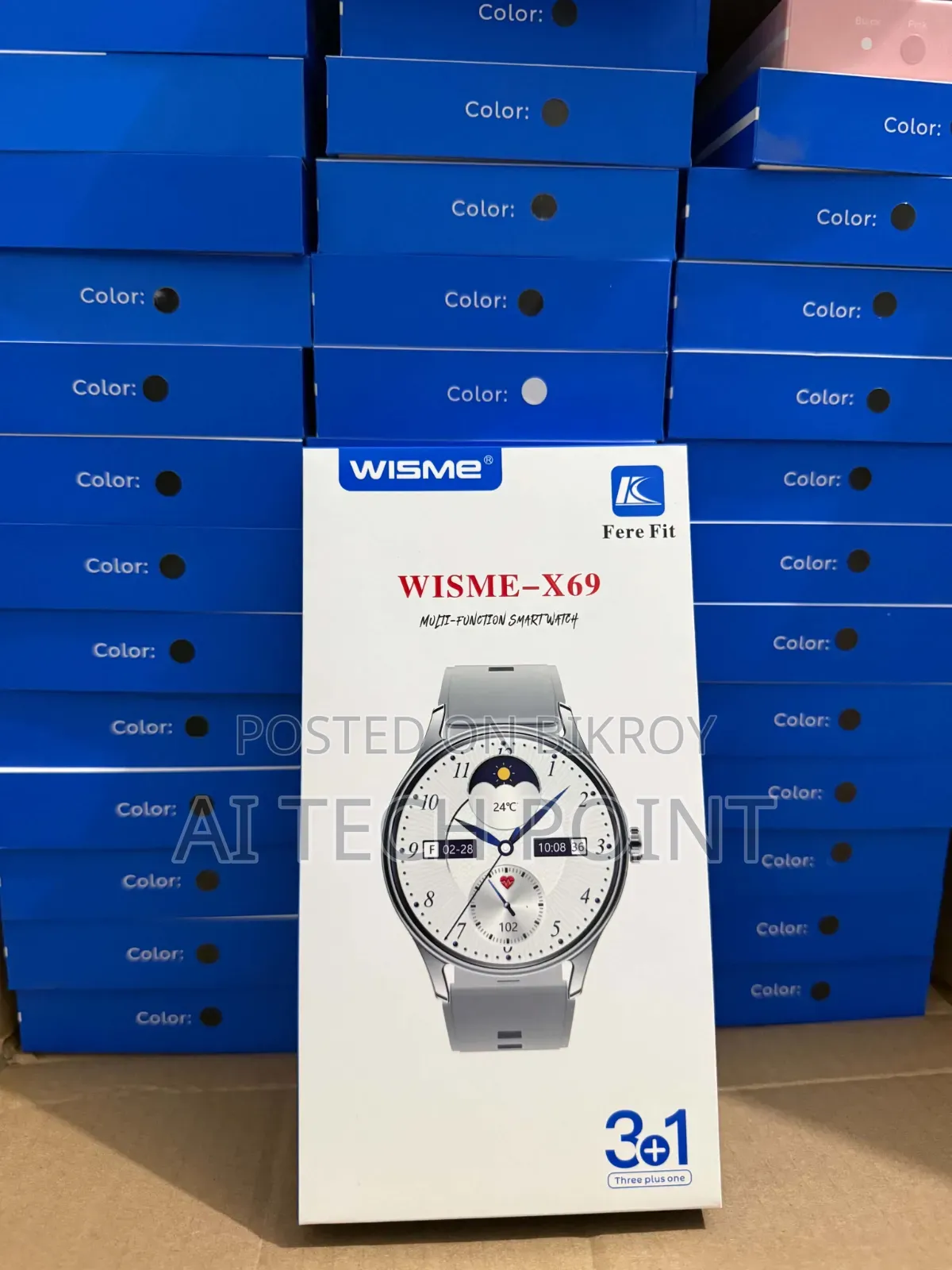 WISME X69 Smart Watch - 3+1 Strap Edition