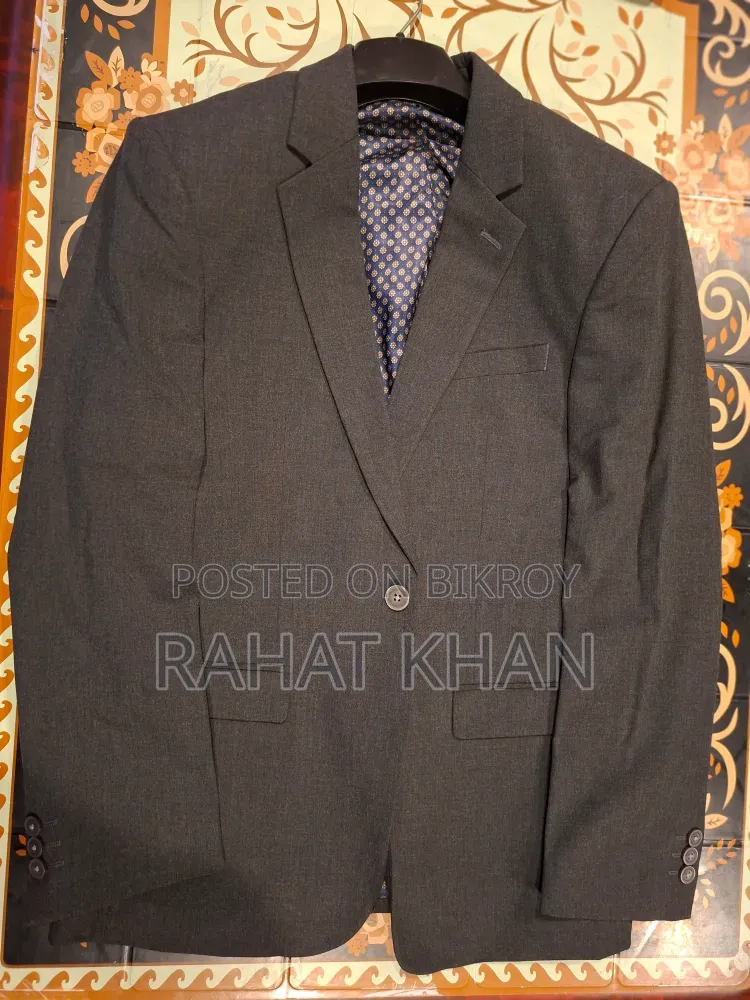 🖤 Charcoal Black Single-Button Blazer | Gentle Park