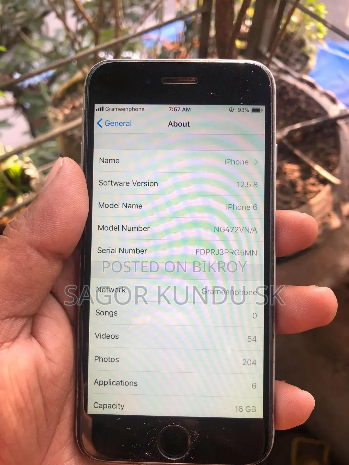 Apple iPhone 6 16 GB Gray