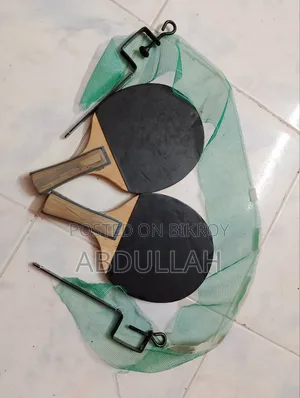 Table Tennis Bat 2pcs + Net Set | Used | Good Condition