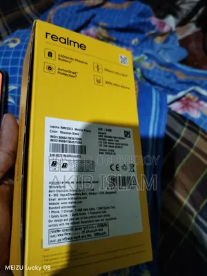 নতুন রিয়েলমি নোট ৭০ ৬৪ জিবি কালো