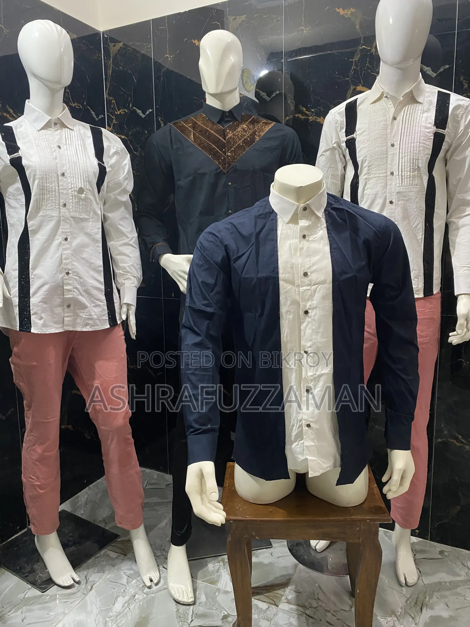 Beautiful party shirts of 2 models sold wholesale or retail