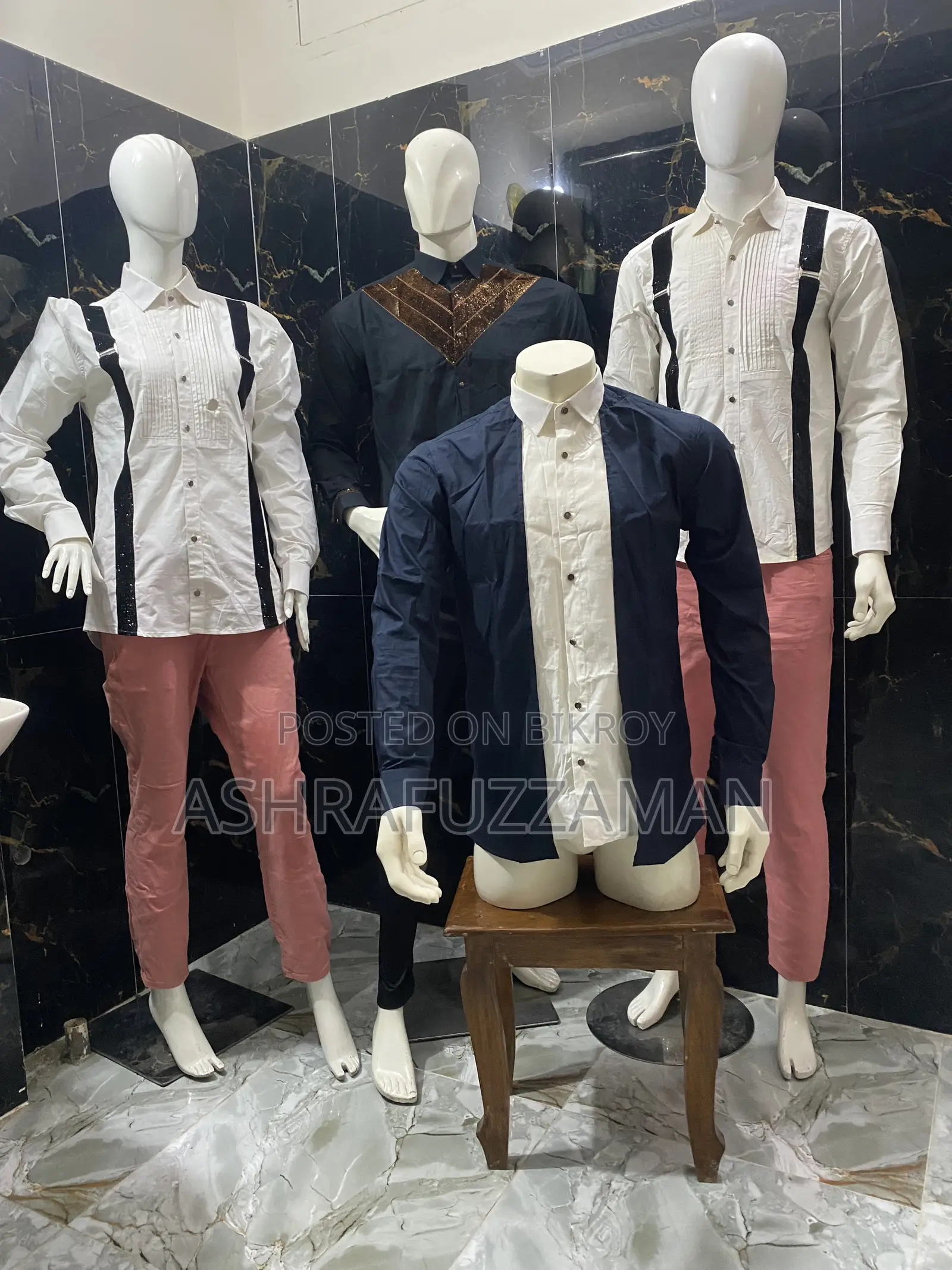 Beautiful party shirts of 2 models sold wholesale or retail