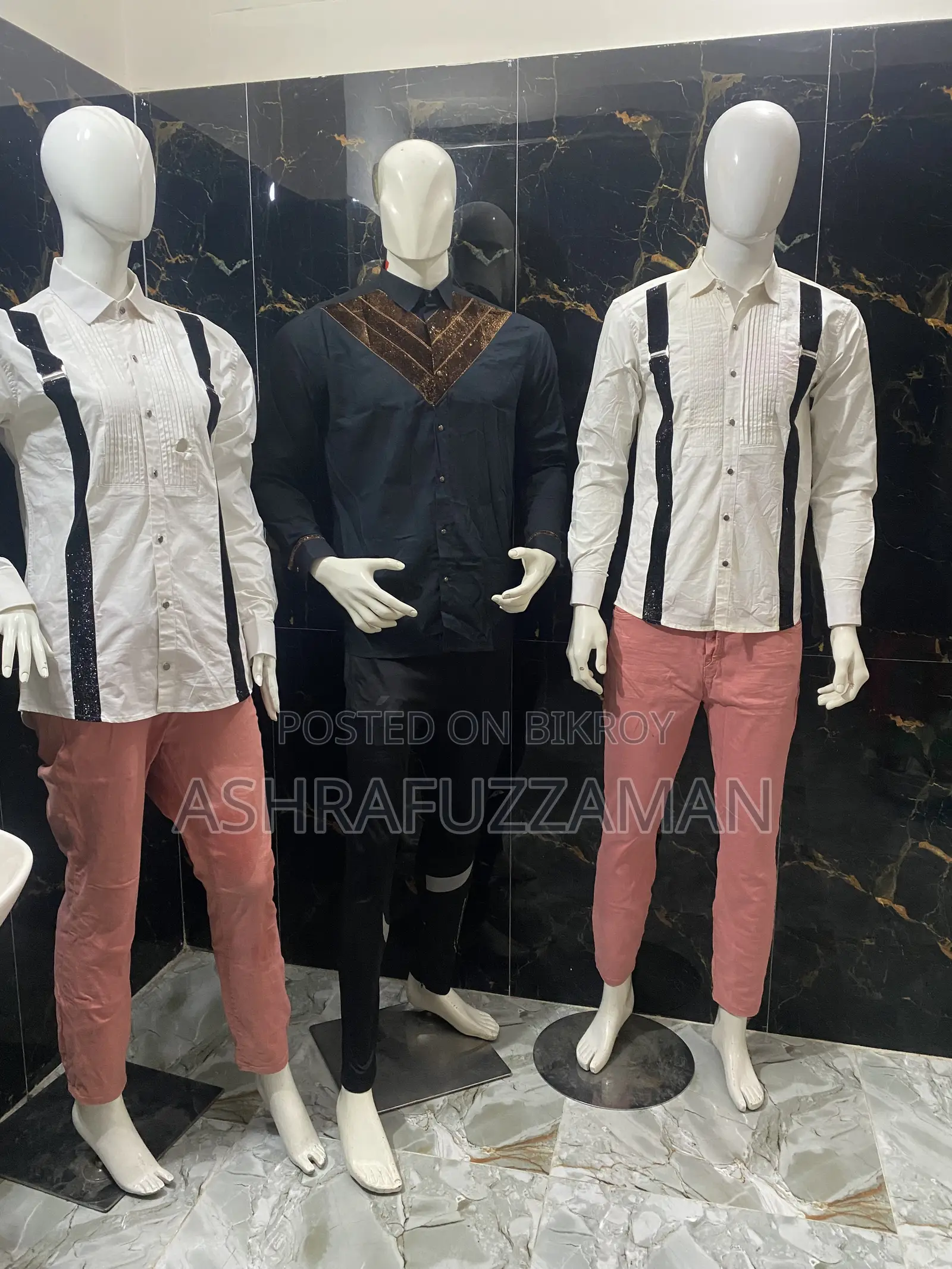 Beautiful party shirts of 2 models sold wholesale or retail