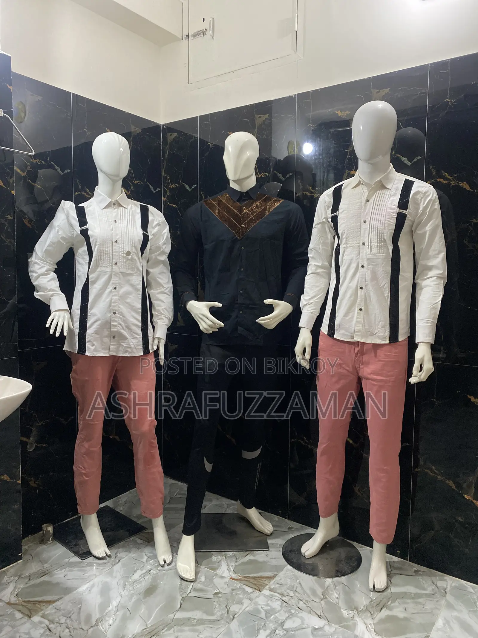 Beautiful party shirts of 2 models sold wholesale or retail
