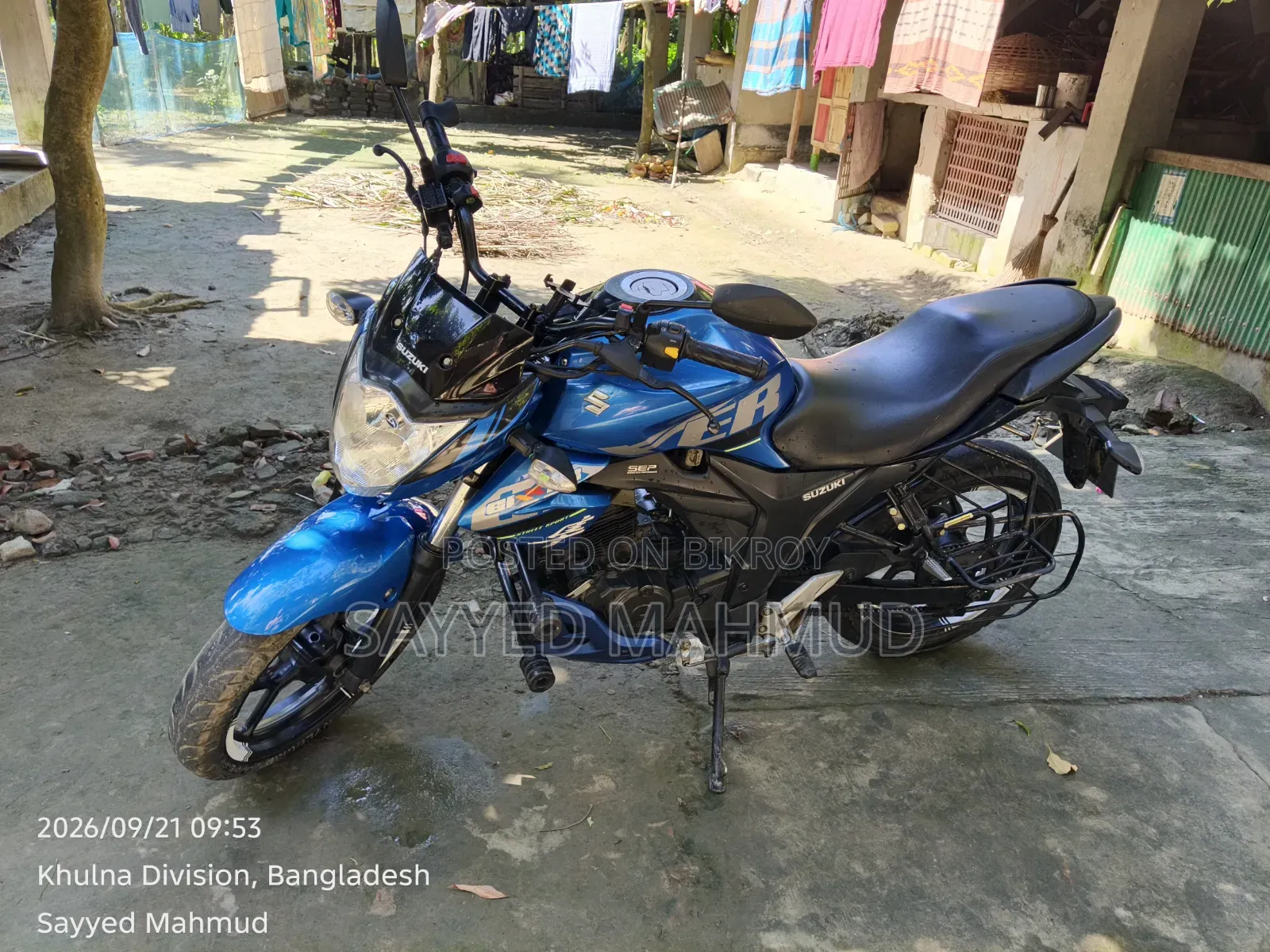 Suzuki Gixxer 2017 Blue