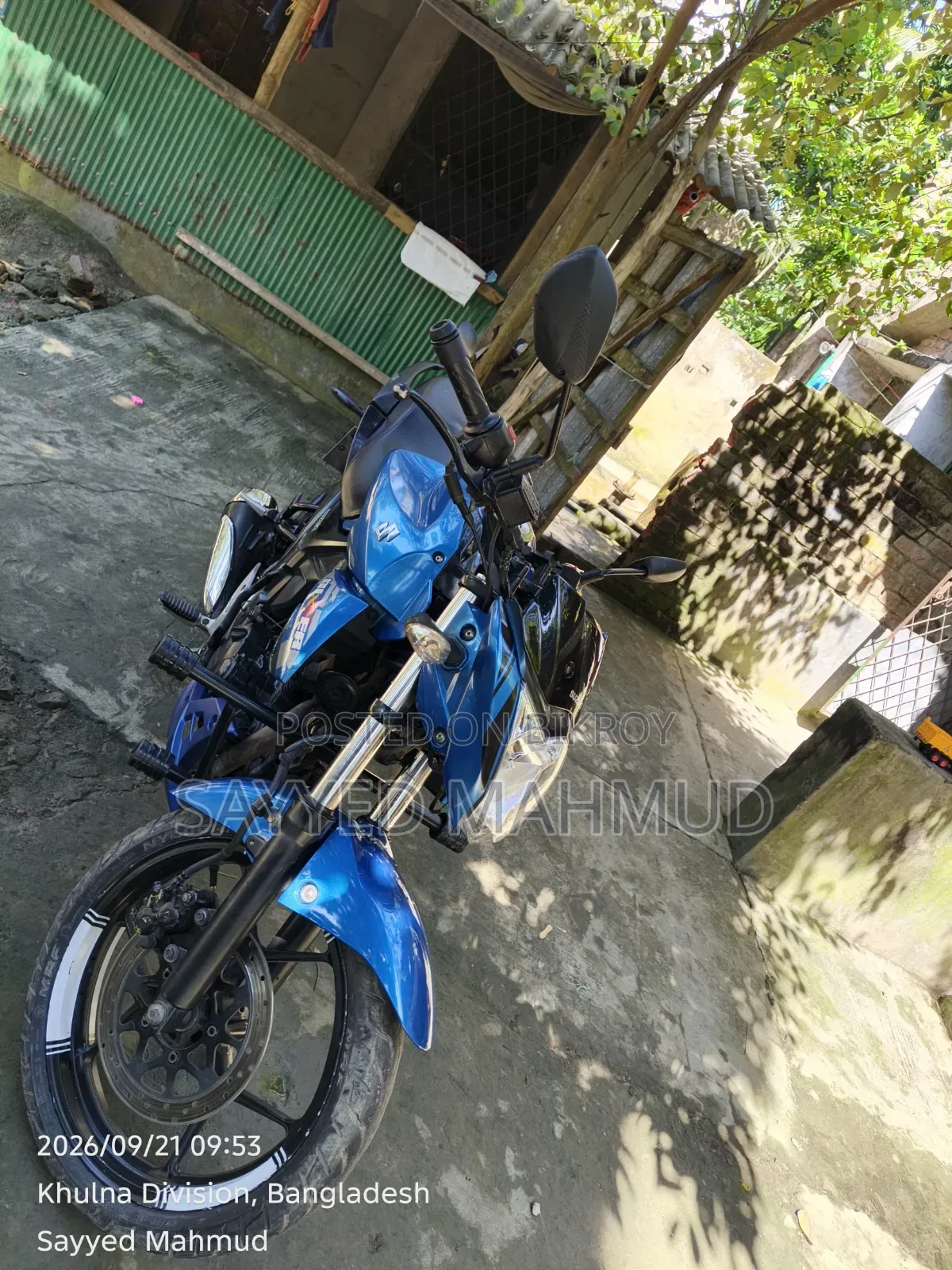 Suzuki Gixxer 2017 Blue