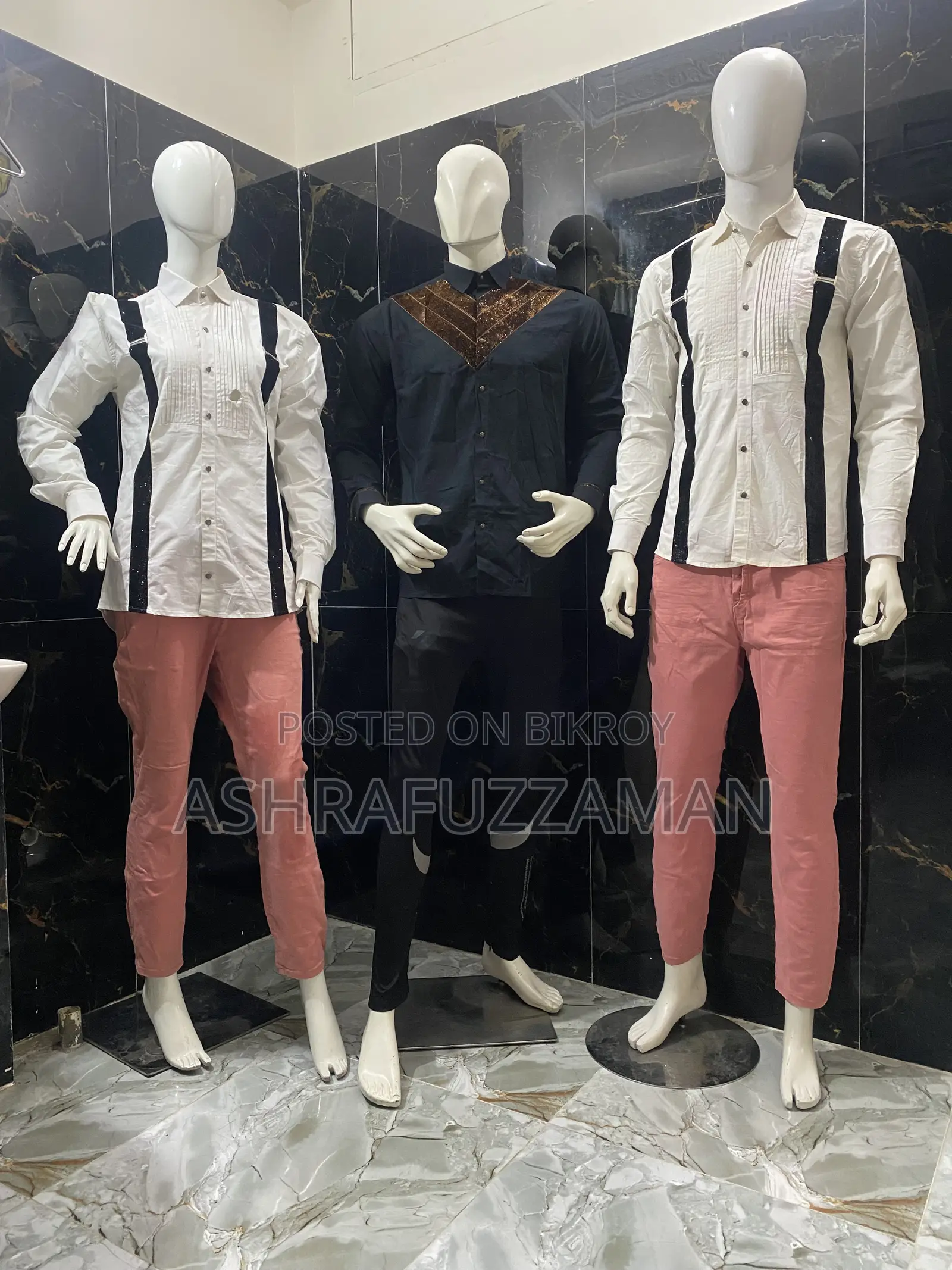 Beautiful party shirts of 2 models sold wholesale or retail