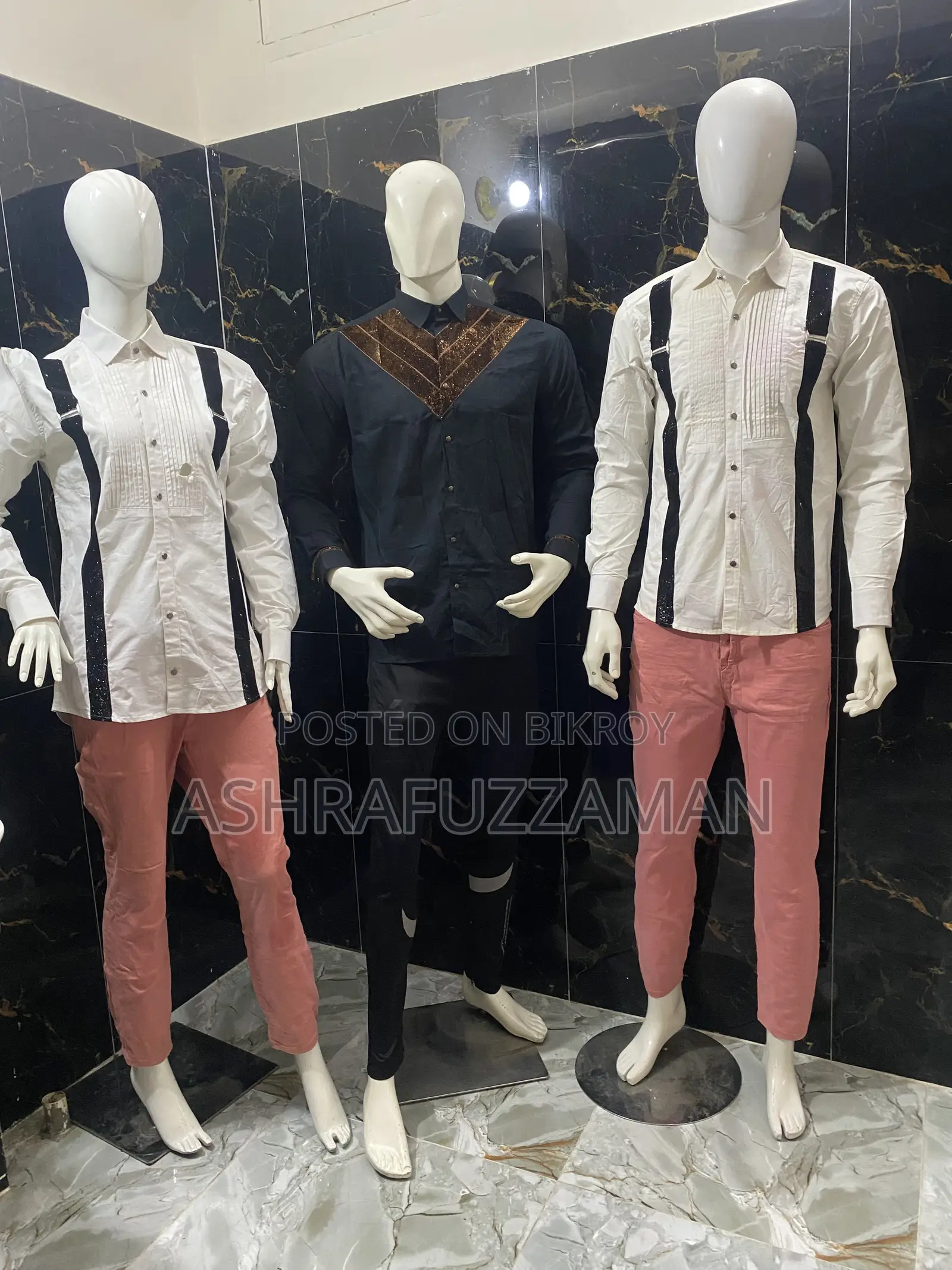 Beautiful party shirts of 2 models sold wholesale or retail