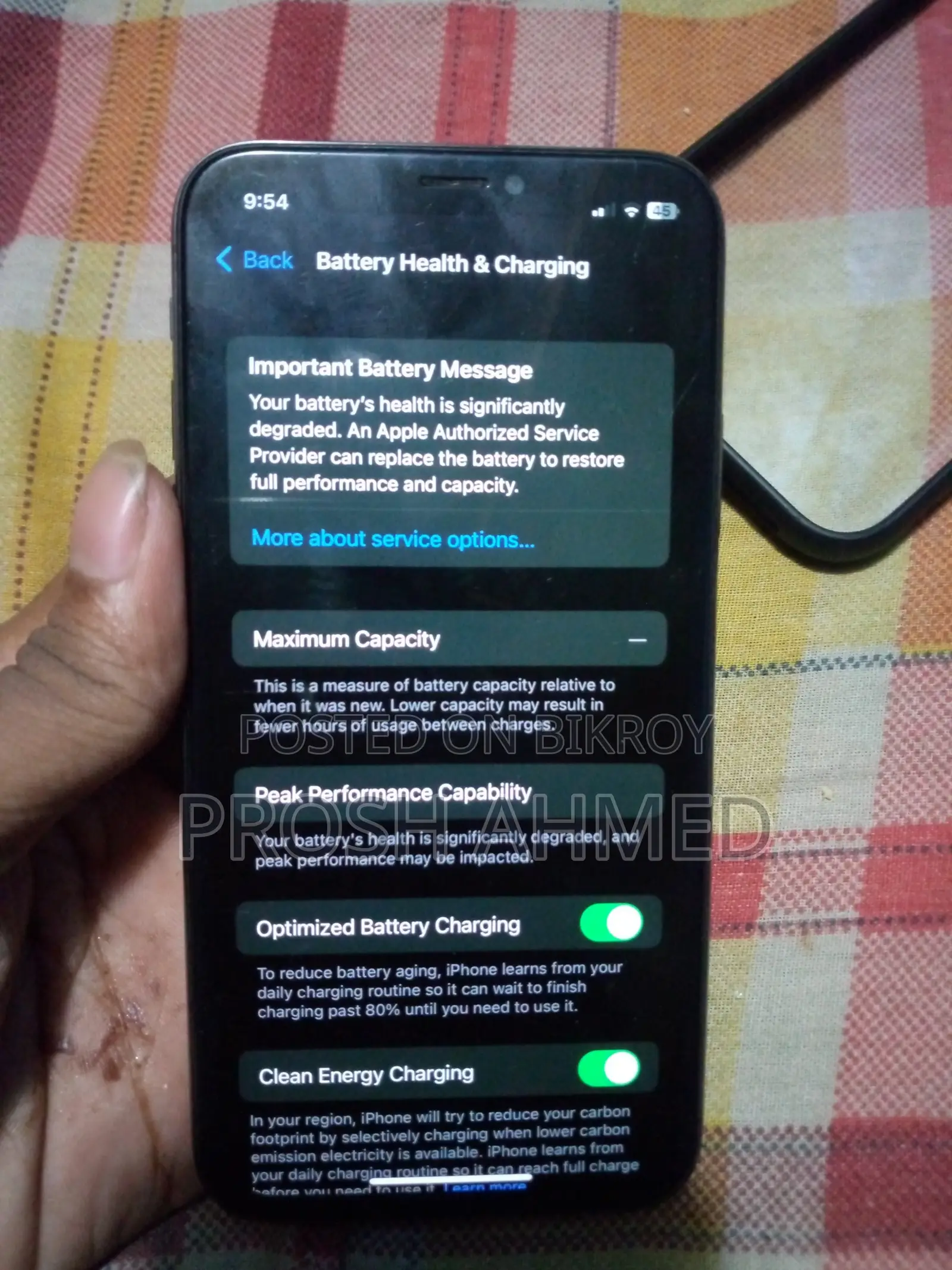 Apple iPhone X 64 GB Black