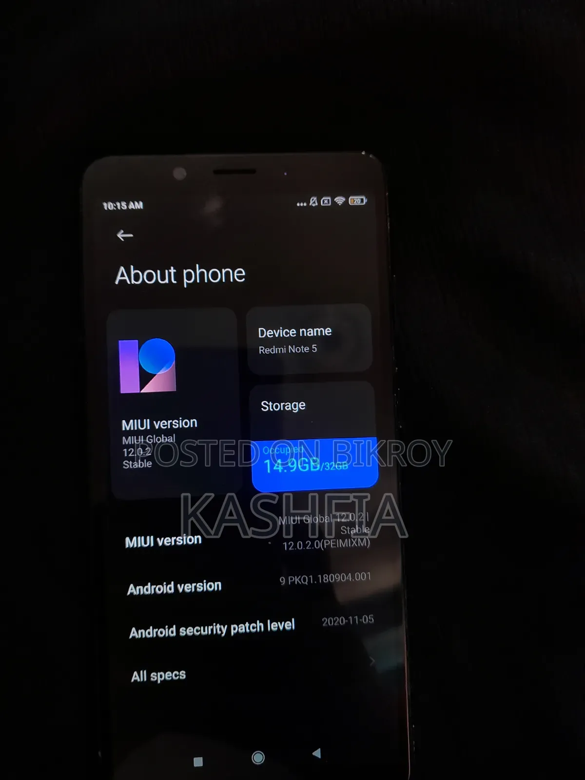 Xiaomi Redmi Note 5 32 GB Black