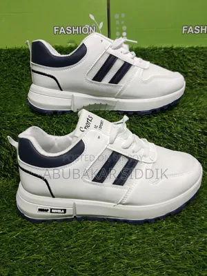 Korean Style Two Stripes Sneakers