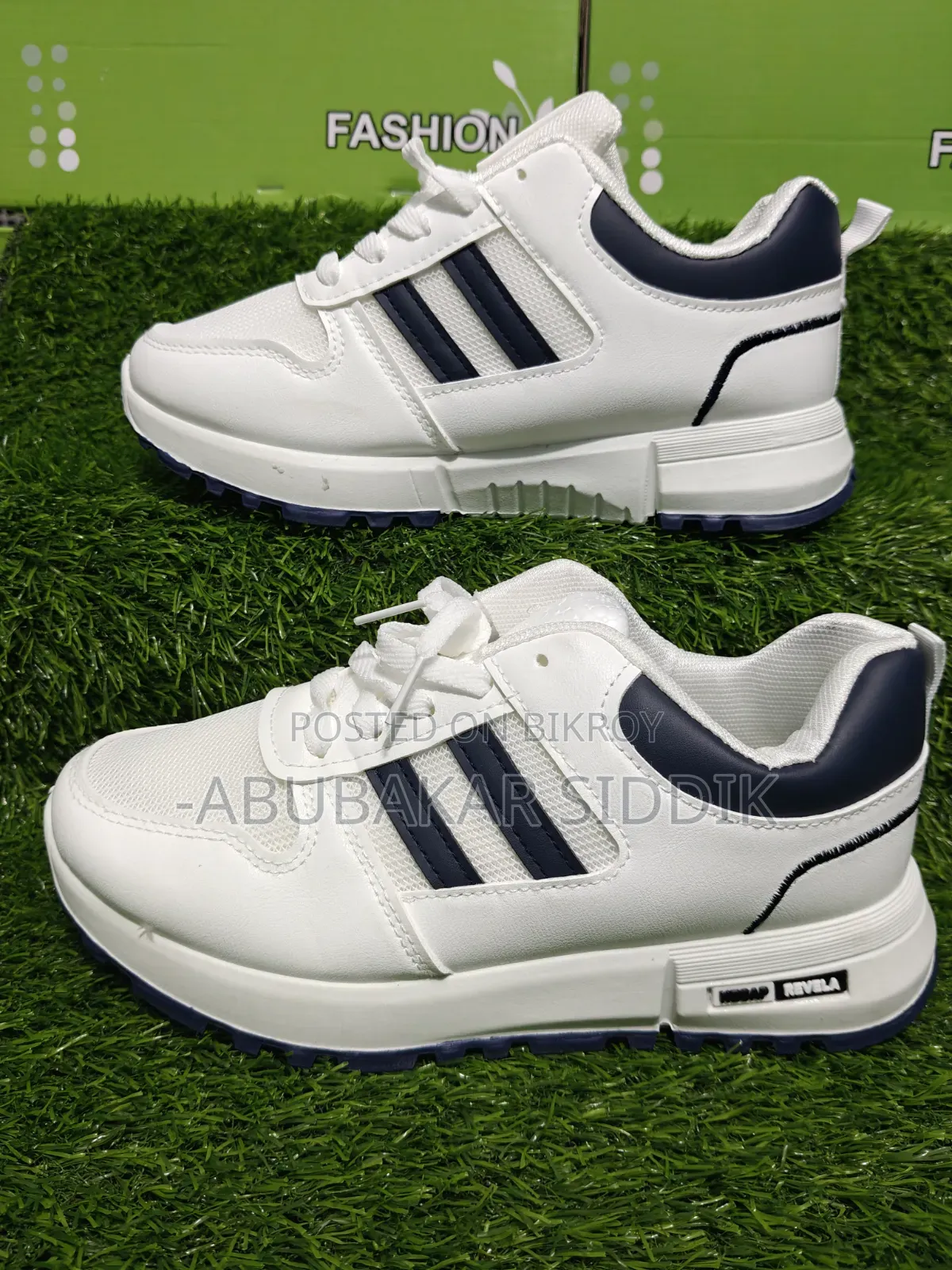Korean Style Two Stripes Sneakers