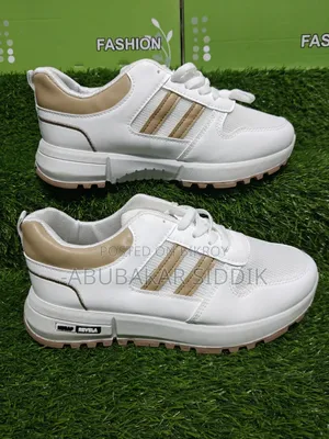 Korean Style Two Stripes Sneakers