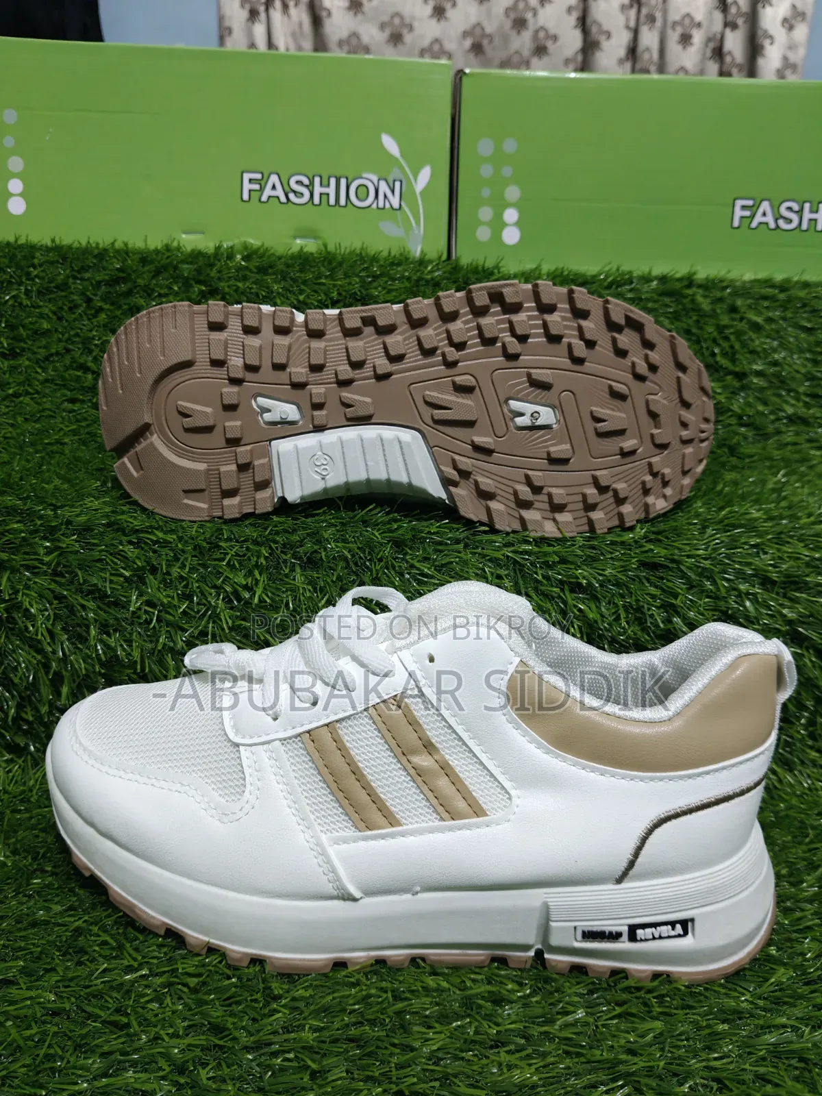 Korean Style Two Stripes Sneakers