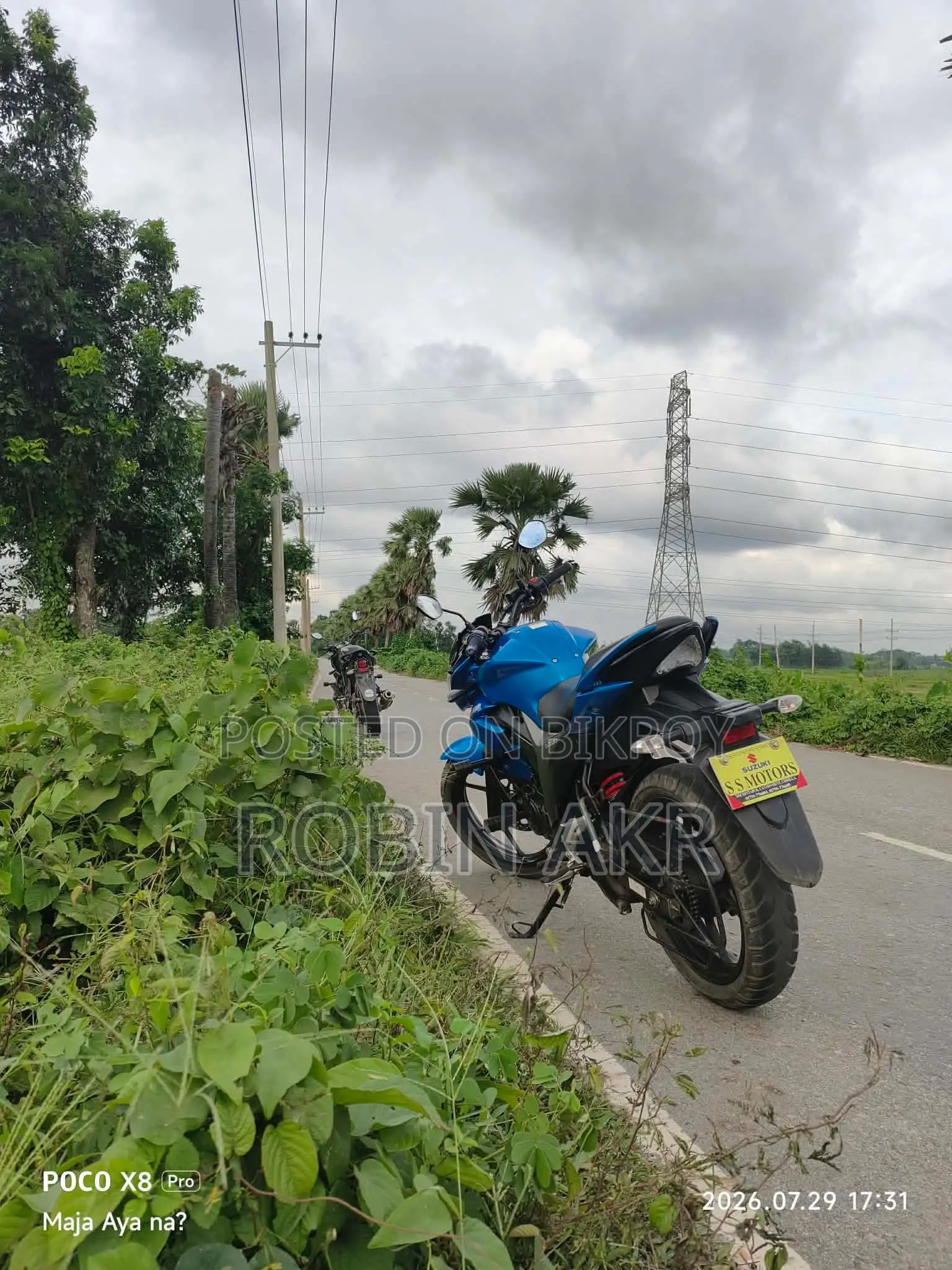 Suzuki Gixxer 2024 Blue