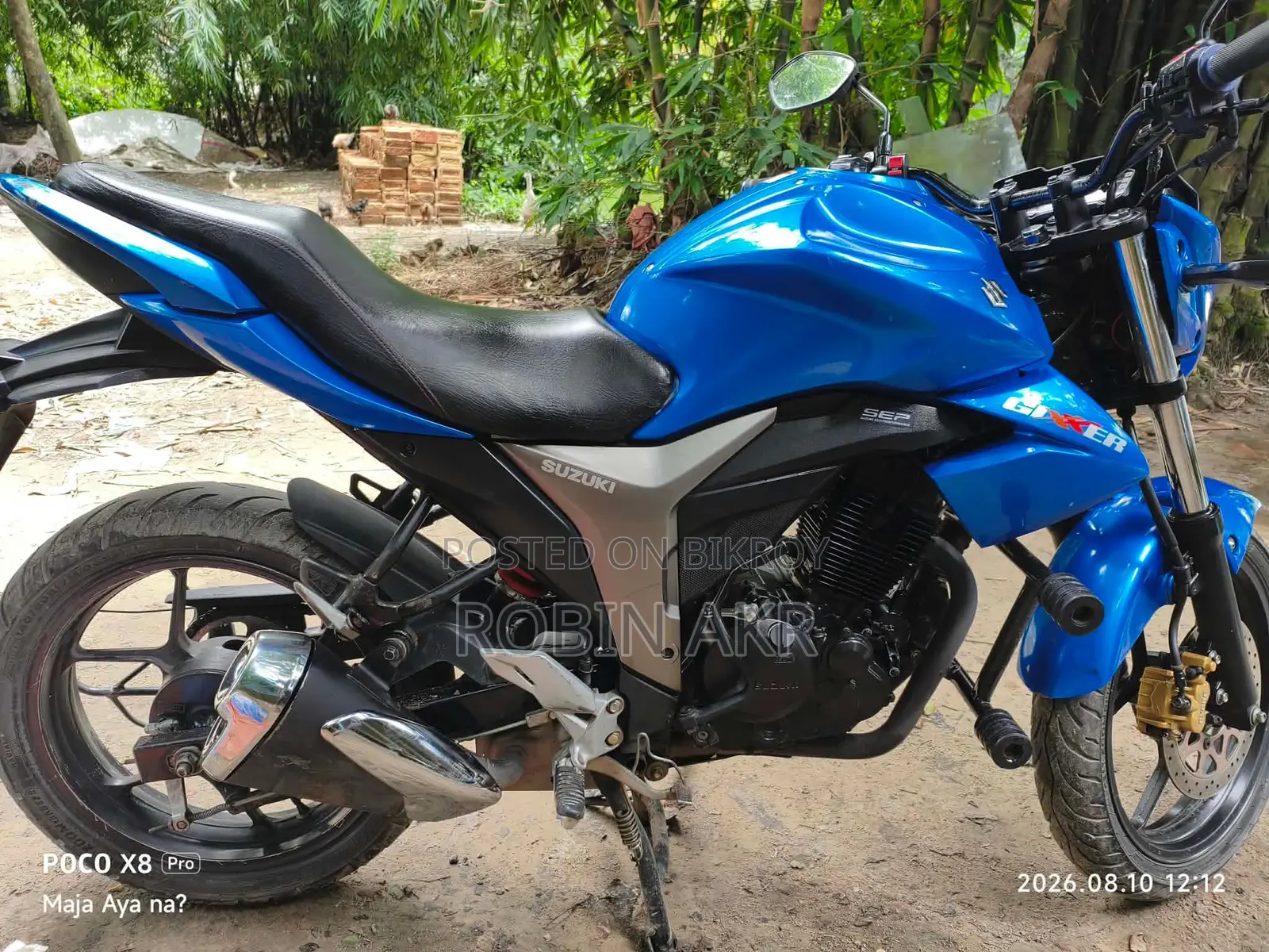 Suzuki Gixxer 2024 Blue