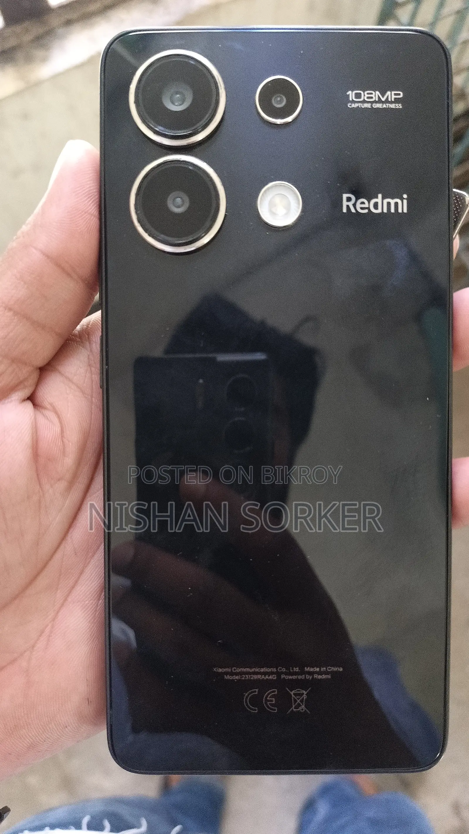 শাওমি রেডমি নোট ১৩ ২৫৬ জিবি ব্ল্যাক