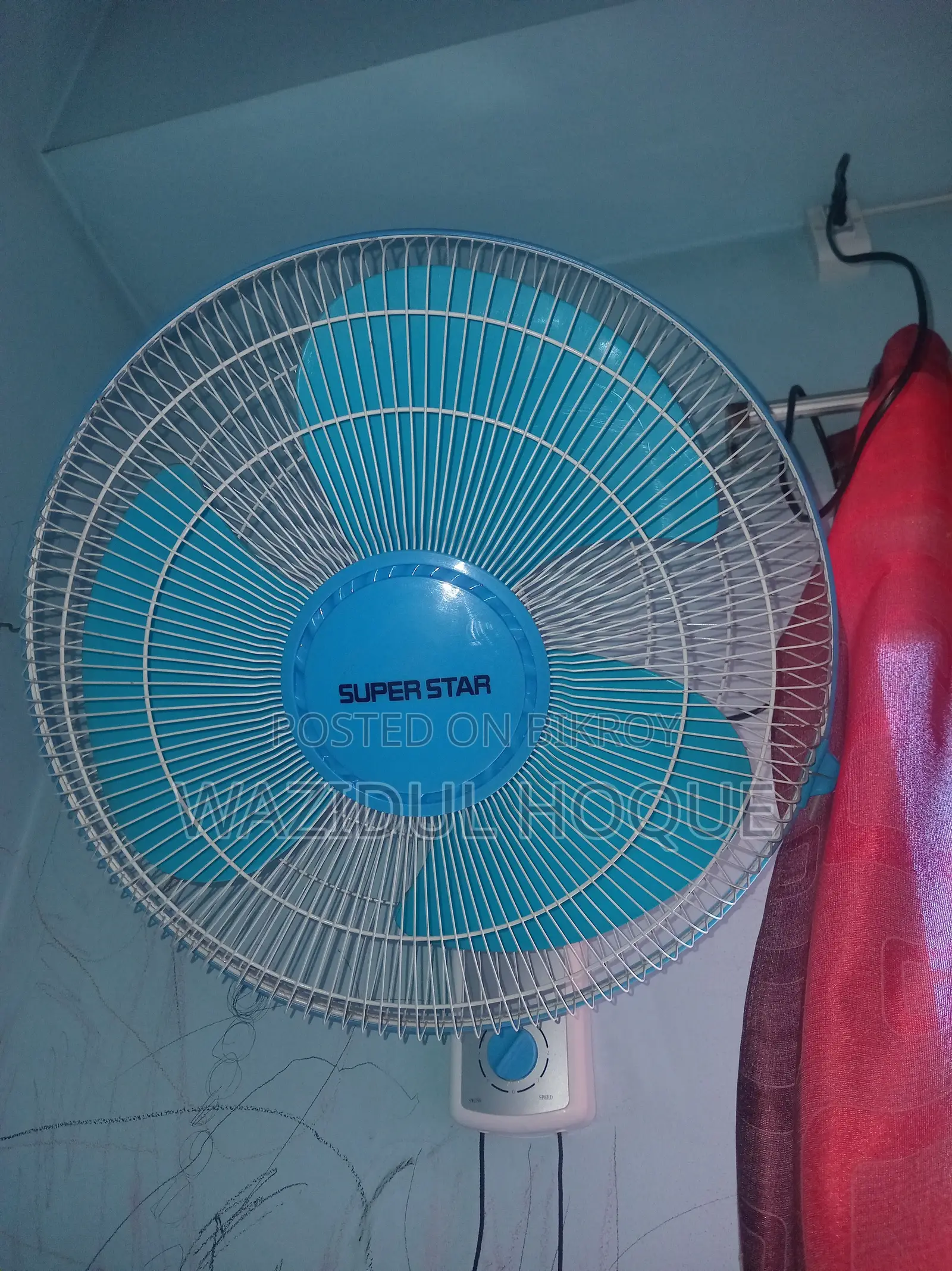 সুপার স্টার ওয়াল ফ্যান এ২৪ডব্লিউএফ-১১০৫ (ব্যবহৃত, চমৎকার কন্ডিশন)