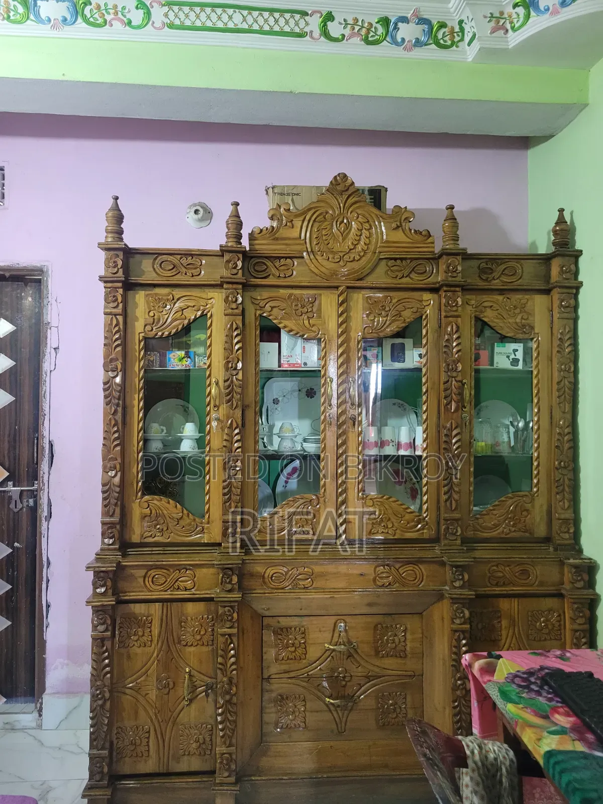 Wooden Wall Showcase
