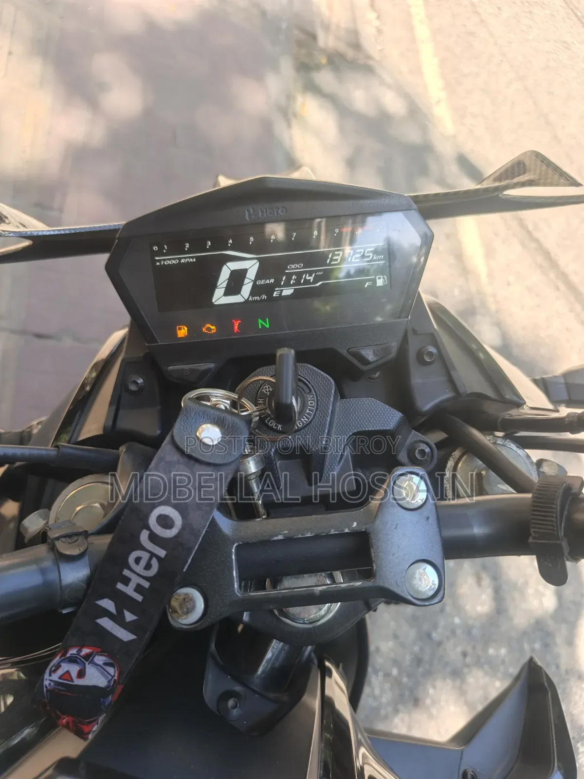 Hero Xtreme 125R 2025 Black