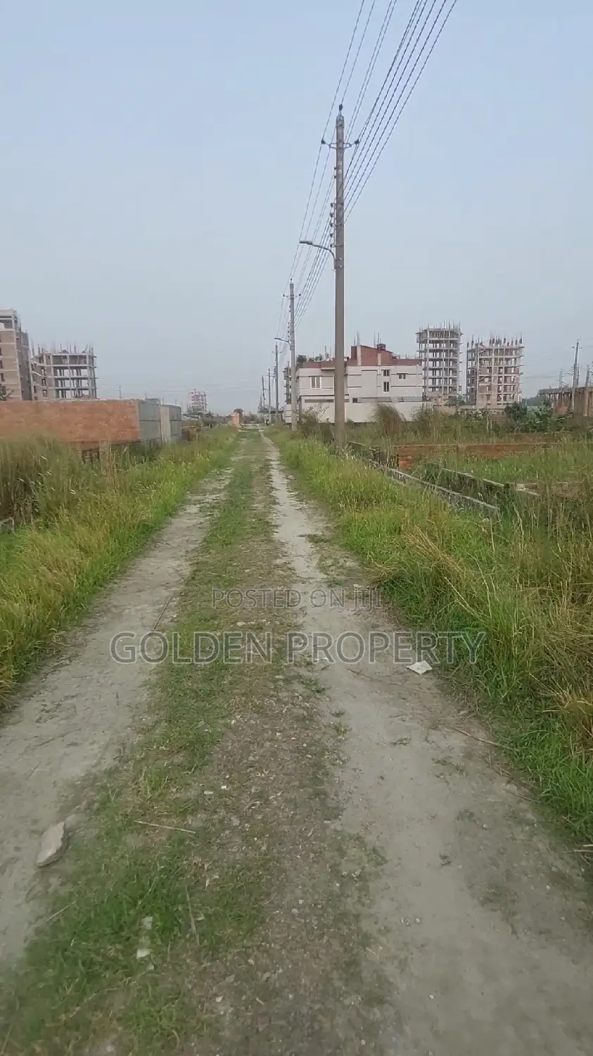 Residential 5 Katha Plot Sale N Block BASHUNDHARA