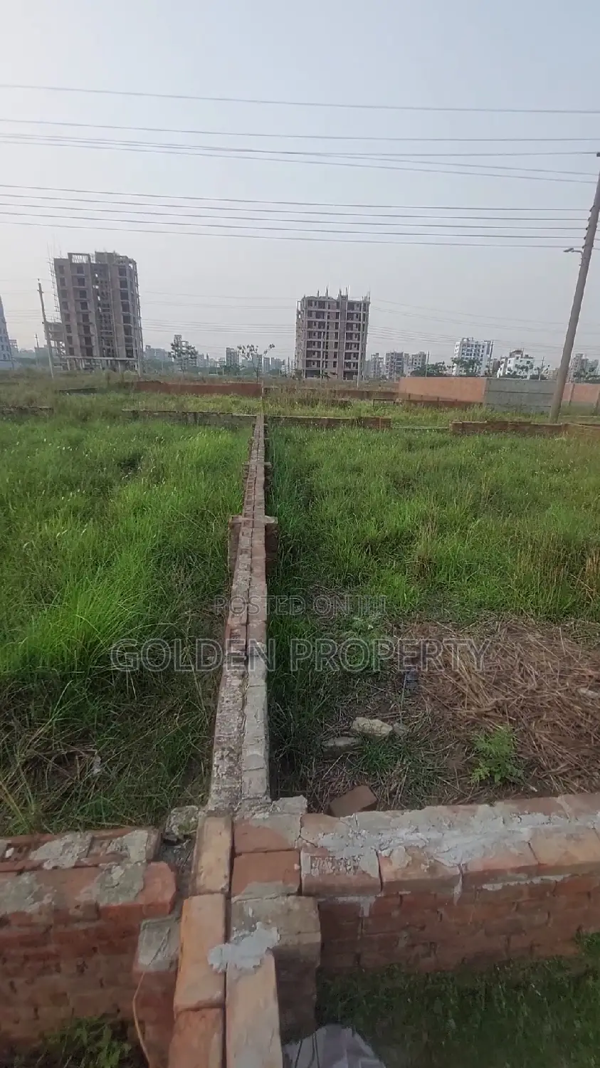 Residential 5 Katha Plot Sale N Block BASHUNDHARA
