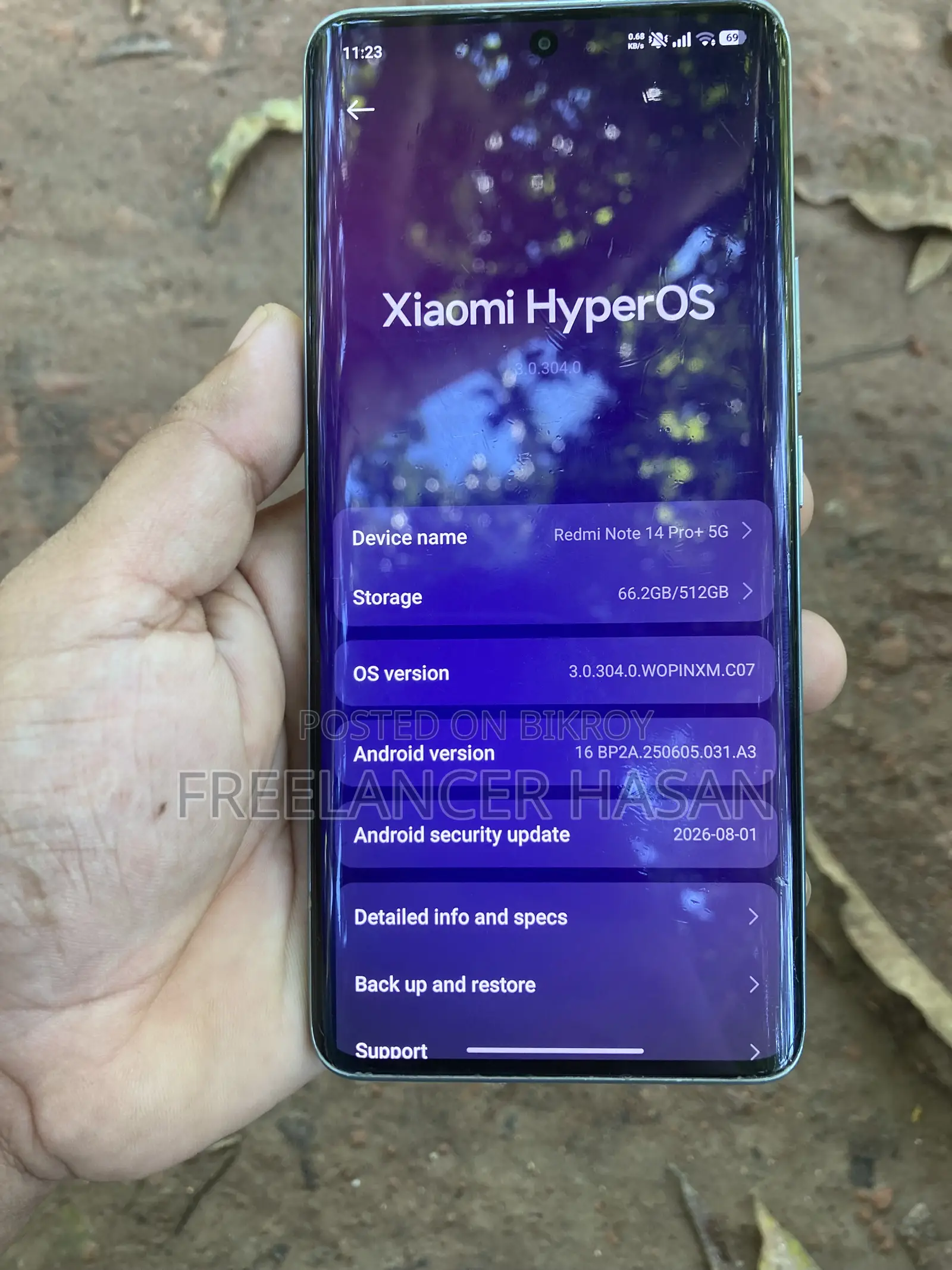 Xiaomi Redmi Note 14 Pro+ 5G 512 GB Blue
