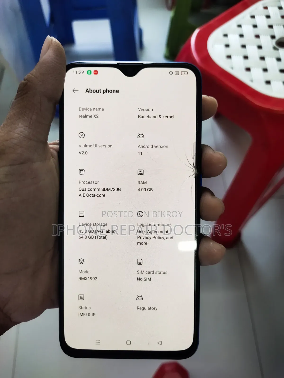 Realme X2 64 GB Blue