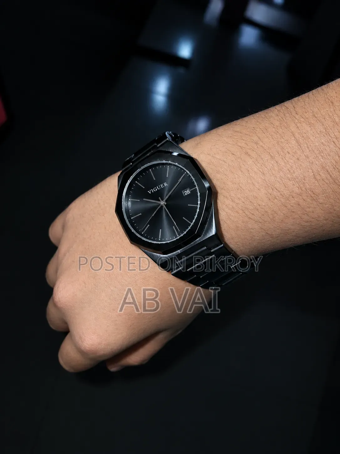 ⌚ VIGUER Premium Black Luxury Watch — Only 850৳