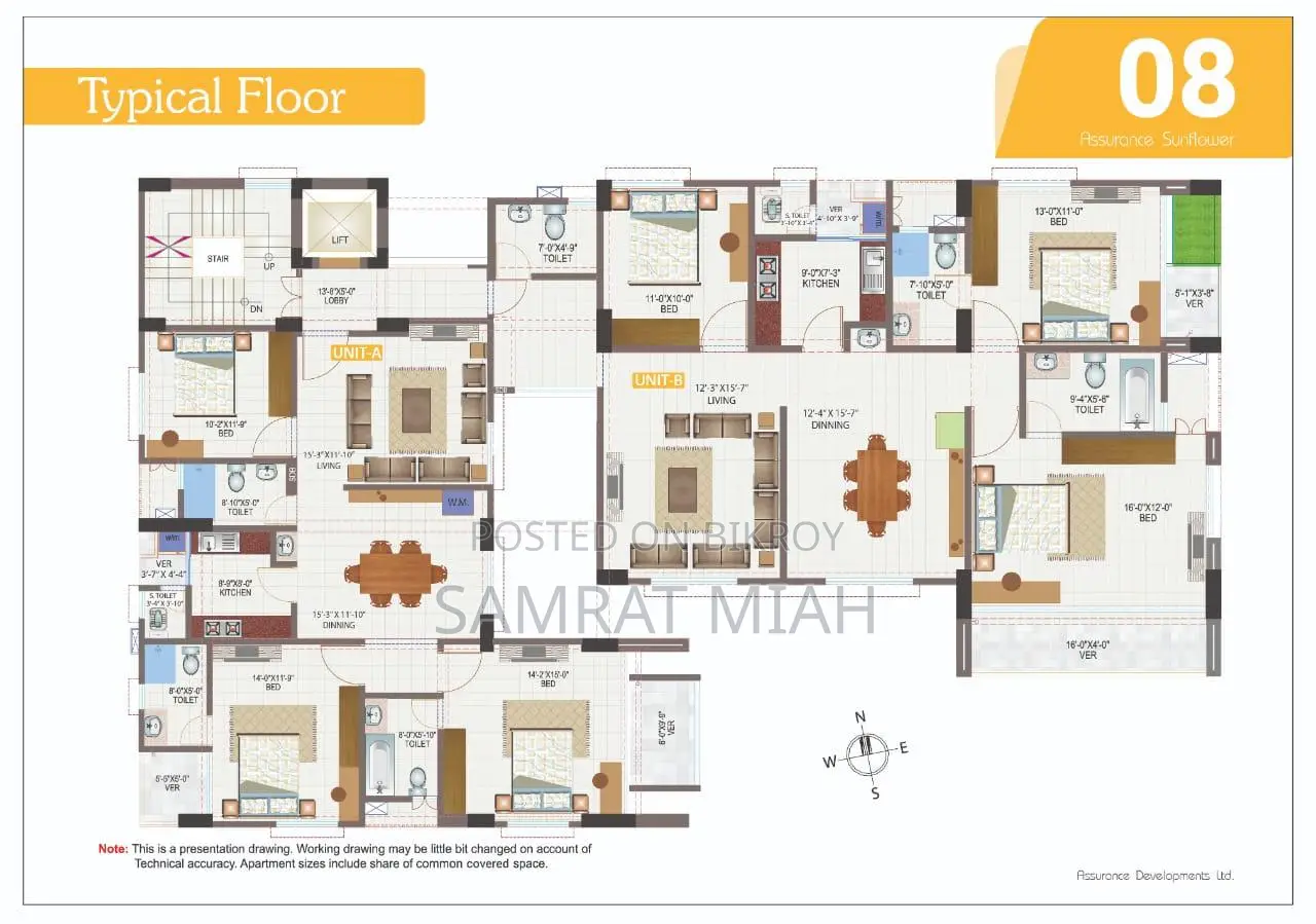 Furnished 3-Bedroom Apartment in Assurance, Basundhara for rent