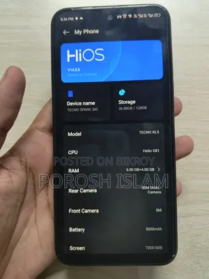 টেকনো স্পার্ক ৩০সি ১২৮ জিবি ধূসর
