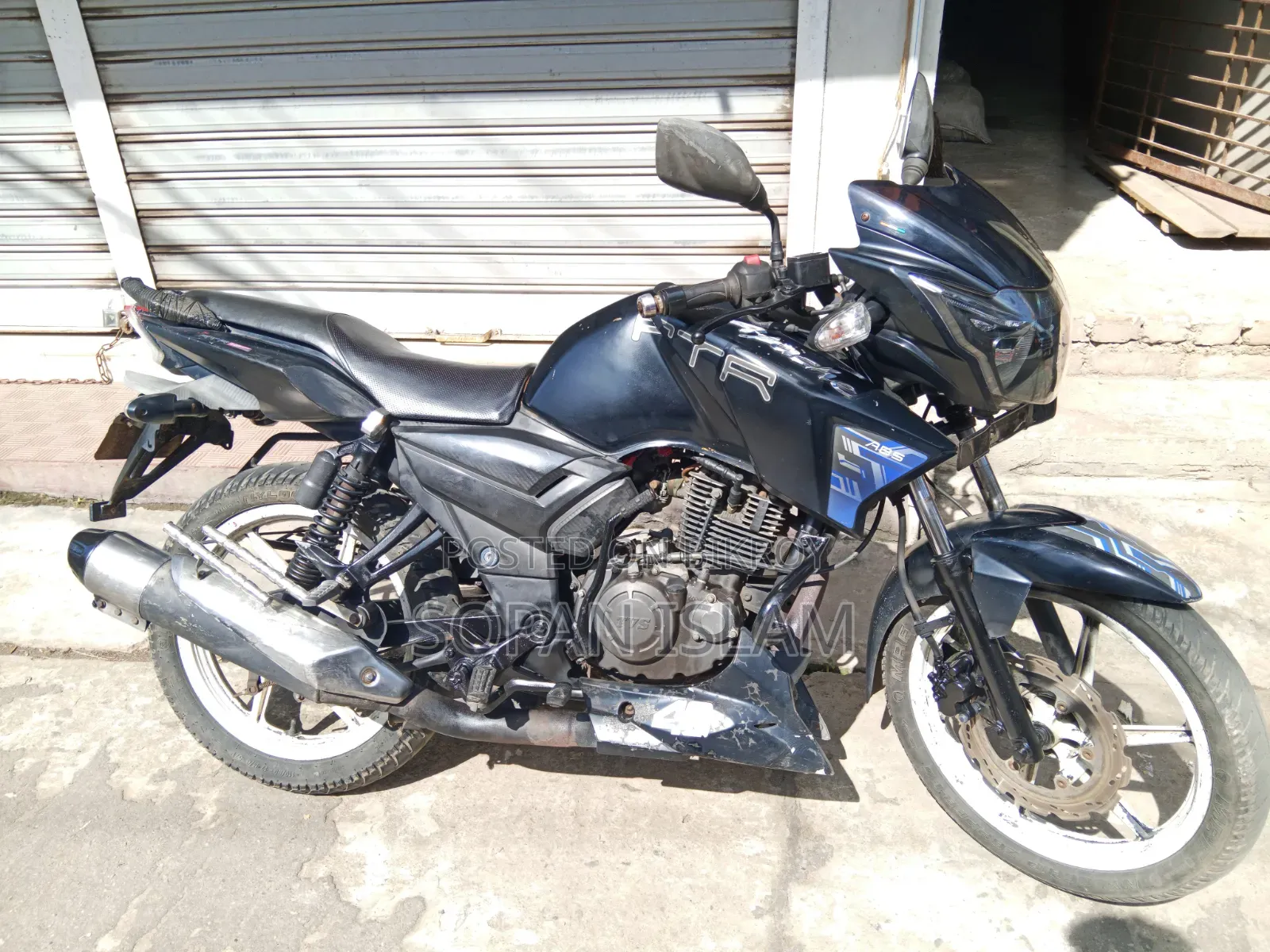 টিভিএস আপাচি আরটিআর ১৬০ টুভি ২০১৯ কালো