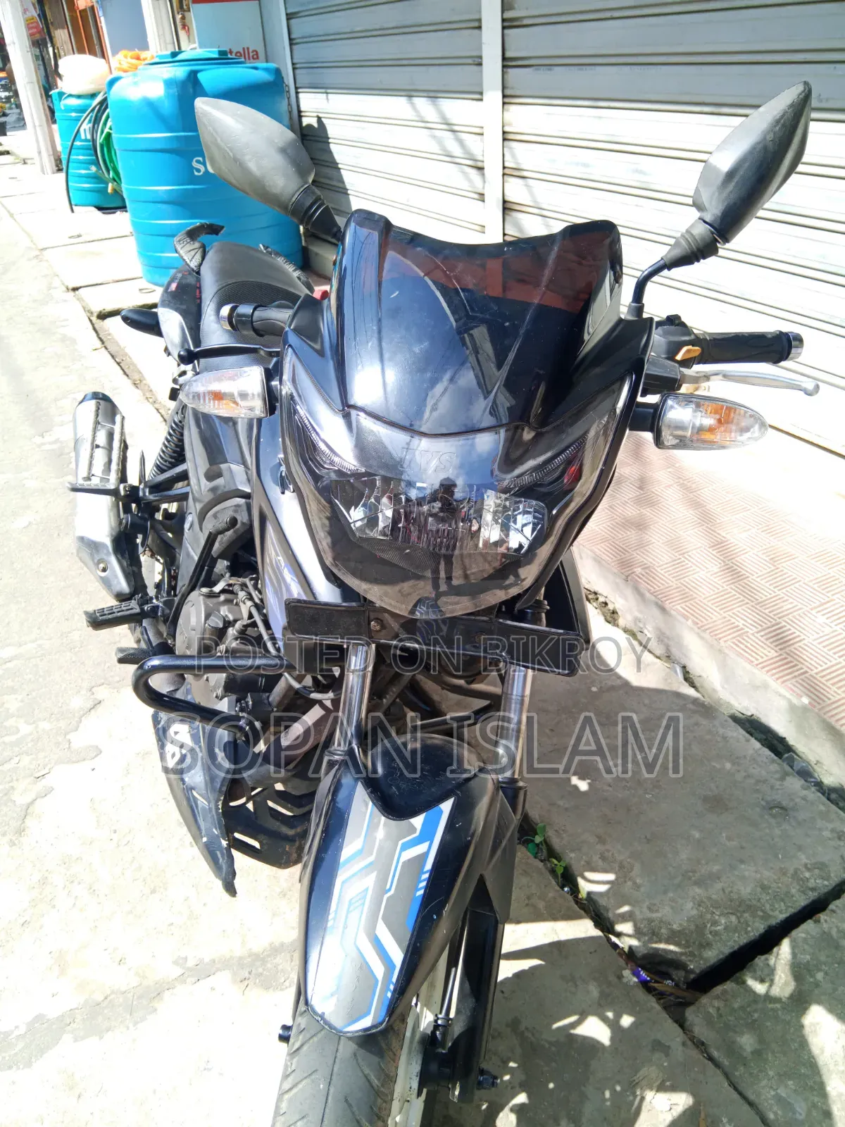 টিভিএস আপাচি আরটিআর ১৬০ টুভি ২০১৯ কালো
