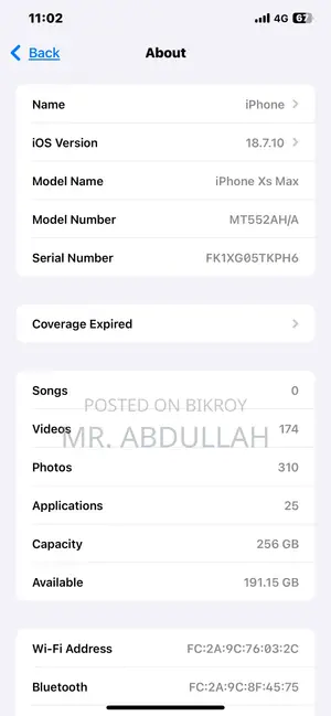 Apple iPhone XS Max 256 GB Gold