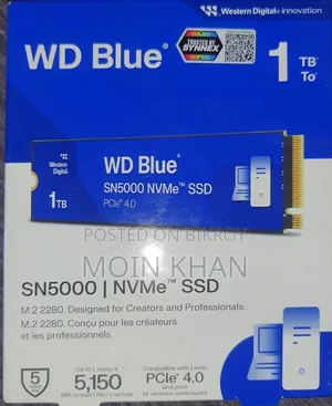 Western Digital WD Blue SN5000 NVMe 1TB SSD