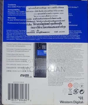 Western Digital WD Blue SN5000 NVMe 1TB SSD
