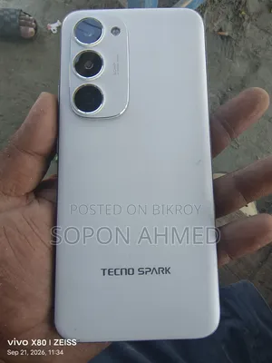 টেকনো স্পার্ক ৪০ প্রো প্লাস ২৫৬ জিবি সিলভার