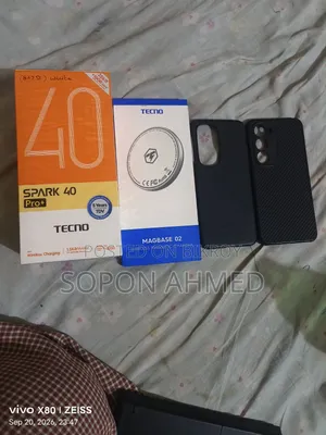 টেকনো স্পার্ক ৪০ প্রো প্লাস ২৫৬ জিবি সিলভার