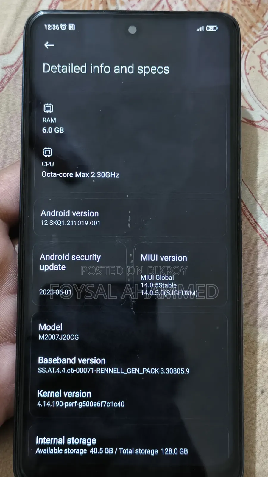 Xiaomi Poco X3 NFC 128 GB Blue
