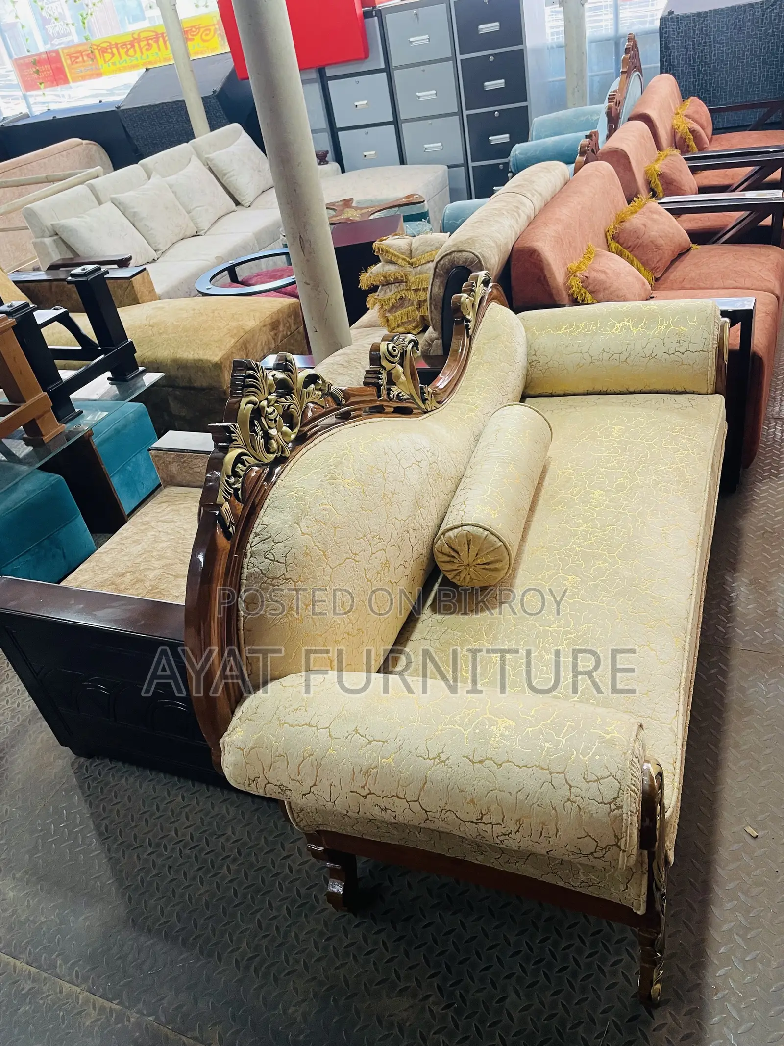 Deedman Teak Wood Sofa