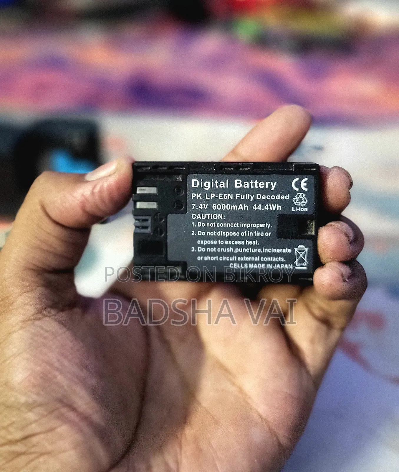 Canon Camera's Prime Lens Battery and Charger